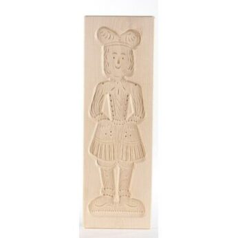 Speculaasplank pop man 34x11cm