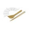 Wok 30cm rood met deksel Staub - Afbeelding 5