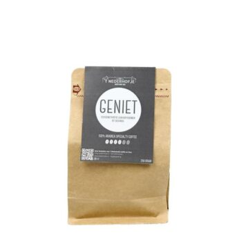 GENIET koffiebonen 250 gram 't Nederhofje