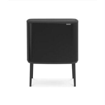 Touch Bin Bo 11+23 ltr. Zwart Brabantia
