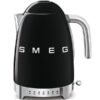 Waterkoker instelbaar, zwart Smeg