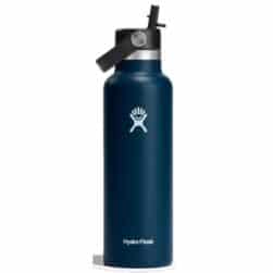 Drinkfles Standard Mouth met rietje 621ml Indigo Hydro Flask