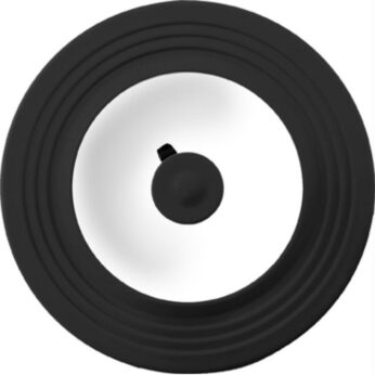 Spatdeksel silicone  22-30cm BK - Afbeelding 2