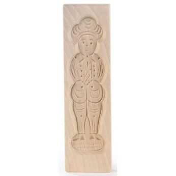 Speculaasplank pop man 25x7cm