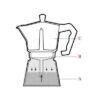 Moka Express Inductie 2 kops Bialetti - Afbeelding 3
