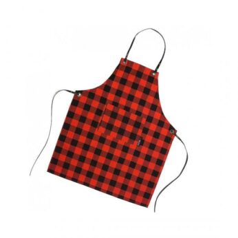 Schort Double Face rood/zwart KOOK - Afbeelding 2