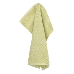Handdoek Small Check Lime Green Bunzlau Castle