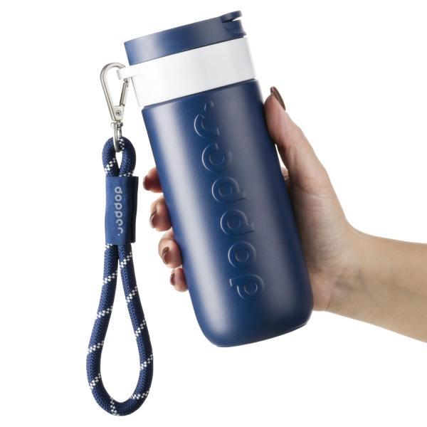 Wrist Cord White Mug Ring - Midnight Silver Dopper - Afbeelding 3