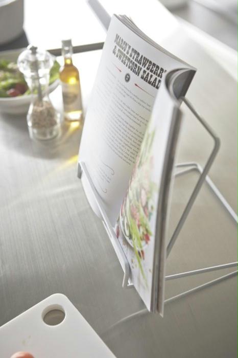 Kookboekstandaard Tower wit - Afbeelding 3