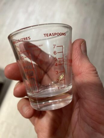 Maatbeker mini glas 35ml Mason Cash - Afbeelding 2