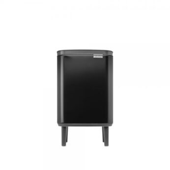 Afvalbakje* Bo Hi 7 ltr. mat zwart Brabantia