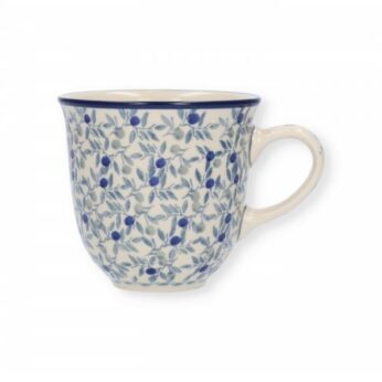 Mok Tulip 340ml Blue Olive Bunzlau Castle