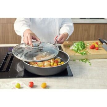 Hapjespan 28cm  met deksel Ceraforce-5 Demeyere - Afbeelding 3