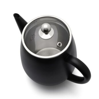 Theepot Duet Eva  dubbelwandig 1.1 liter zwart Bredemeijer - Afbeelding 3