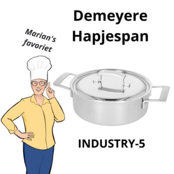 Hapjespan 24cm met 2 grepen Industry-5 Demeyere