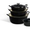 Braadpan 24cm zwart faitout Le Creuset - Afbeelding 2
