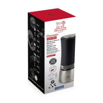 Zoutmolen* Daman 16cm electrisch zwart US Peugeot - Afbeelding 5
