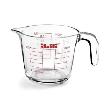 Maatbeker glas 1/2 liter Ibili