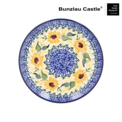 Bordje gebak 16cm Sunflowers VGM Bunzlau Castle