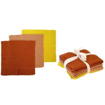 Vaatdoekenset* Terra 3 stuks Ladelle