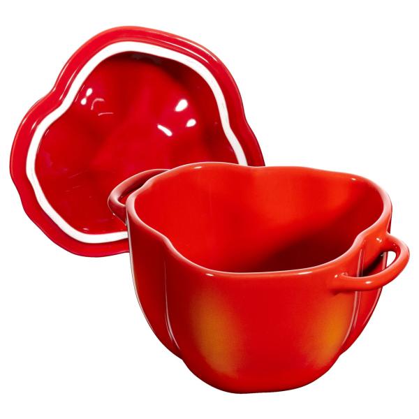 Paprika cocotte 11cm oranje Staub - Afbeelding 8