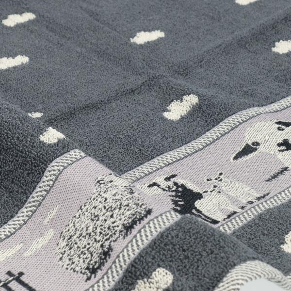 Handdoek Sheep Anthracite Bunzlau Castle - Afbeelding 2