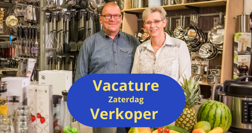 GEZOCHT: Verkoper m/v zaterdag