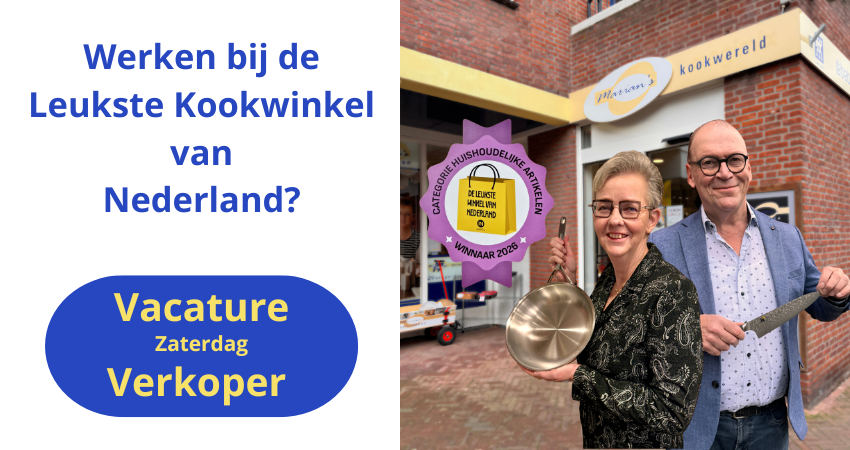 GEZOCHT: Verkoper m/v zaterdag